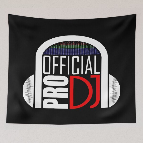 Item preview, OFFICIAL PRO DJ LOGO white designed and sold by KoolDsignsMUSIC.