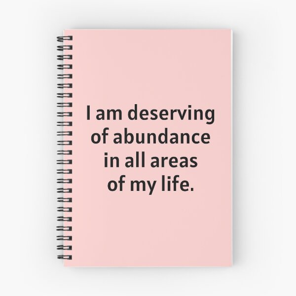 Item preview, I Am Deserving Of Abundance designed and sold by Manifest-Life.