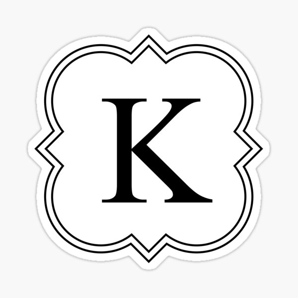 Pin by KENDA DAVIS  on In Black  White  Letter k tattoo K tattoo Letter  k design