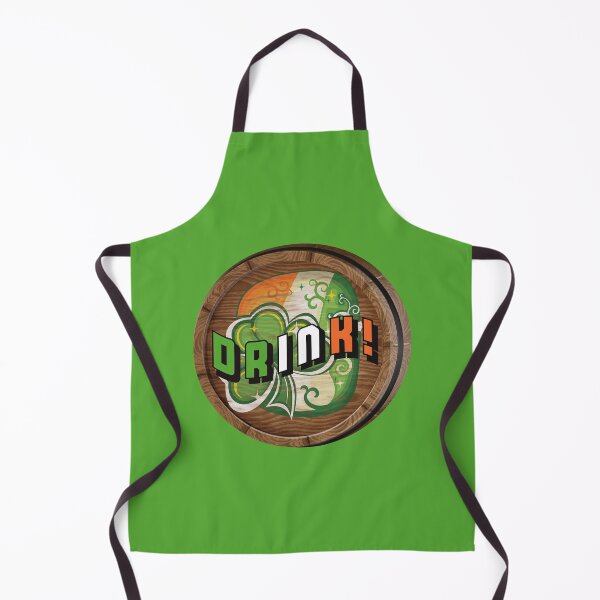 Item preview, DRINK (Irish)! (on Green) designed and sold by PawsitiveMum.