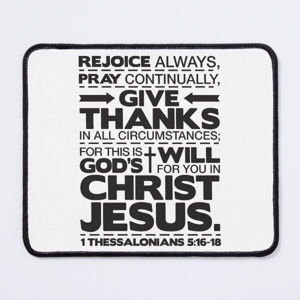Item preview, 1 Thessalonians 5:16-18 Rejoice Always designed and sold by plushism.