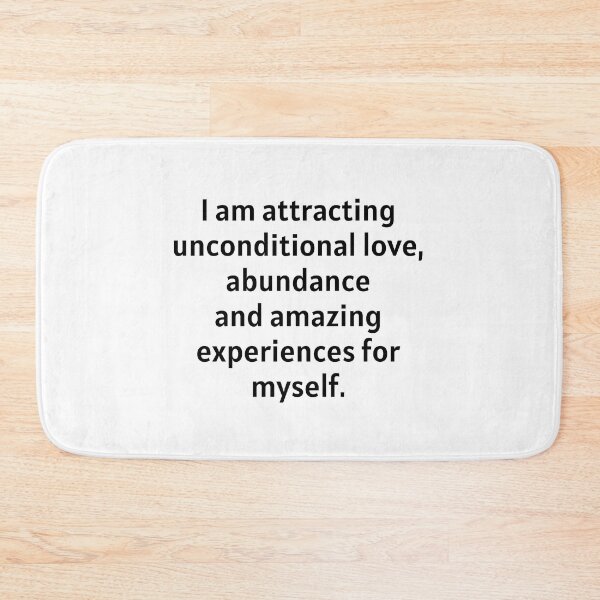 Item preview, I Am Attracting Unconditional Love designed and sold by Manifest-Life.