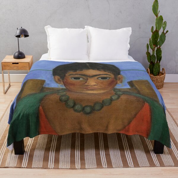 Item preview, Vintage Frida Kahlo painting art designed and sold by Vintage Designs +.