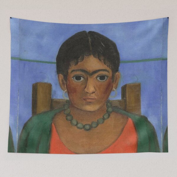 Item preview, Vintage Frida Kahlo painting art designed and sold by Vintage Designs +.