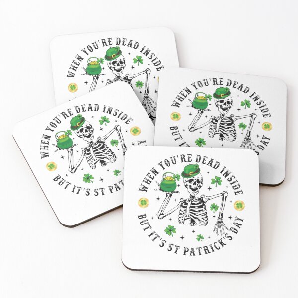 Item preview, when you're dead inside but it's st patrick's day, designed and sold by truewear1.