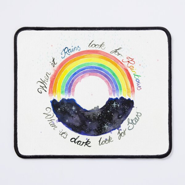 Item preview, When it rains look for rainbows, when its dark look for stars designed and sold by AwardArt.