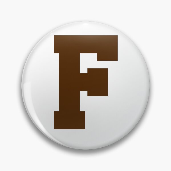 Item preview, Alphabet, Brown F, Sports letter F designed and sold by TheCultStuff.