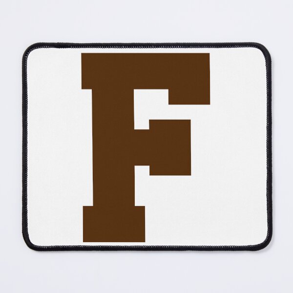 Item preview, Alphabet, Brown F, Sports letter F designed and sold by TheCultStuff.