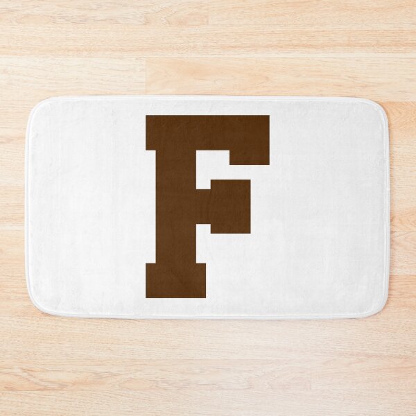 Item preview, Alphabet, Brown F, Sports letter F designed and sold by TheCultStuff.