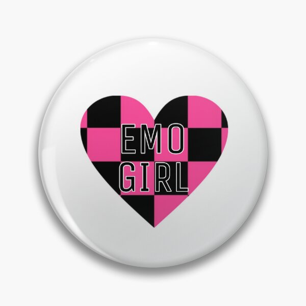 Emo Kid at Heart Pin