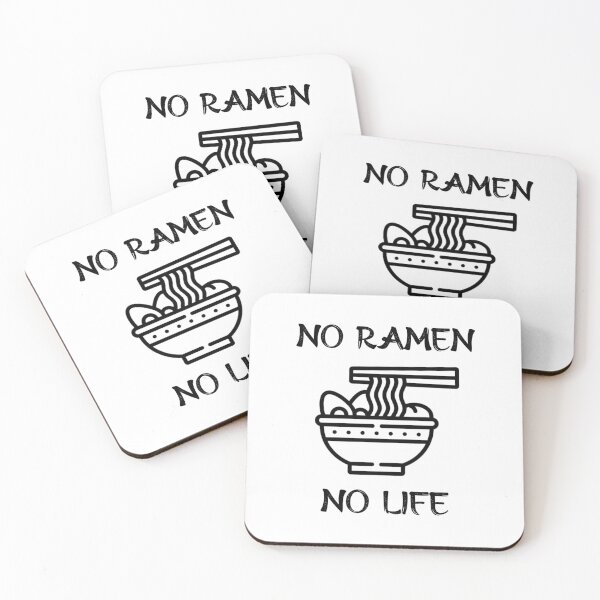 Item preview, "No Ramen. No Life" Text Typography with Noodles Ramen Food Icon. Graphic Design for Shirt, Sticker, Mug, Phone Covers and more. designed and sold by HASSAN&M .