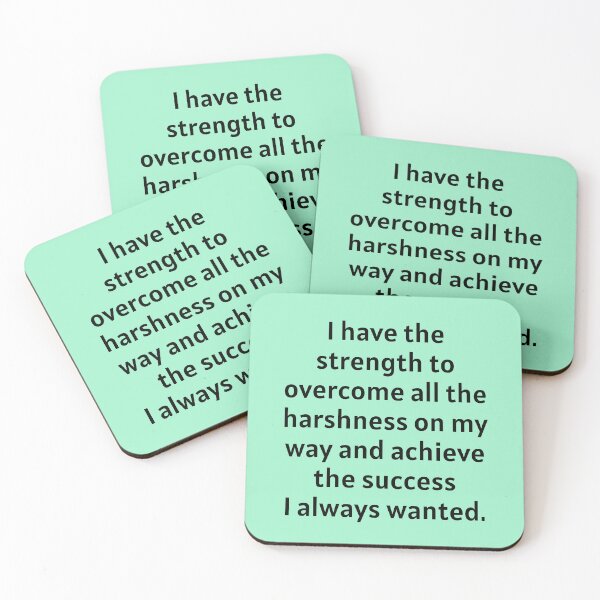 Item preview, I Have The Strength To Overcome All Harshness designed and sold by Manifest-Life.