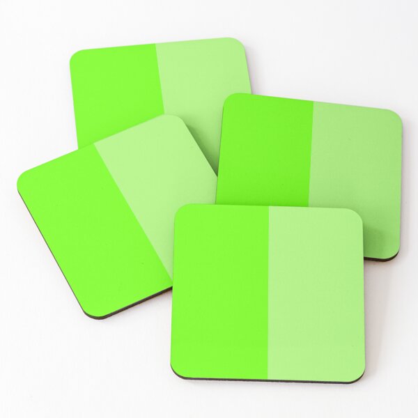 Item preview, Asymmetrical neon green colorblock designed and sold by codivine.