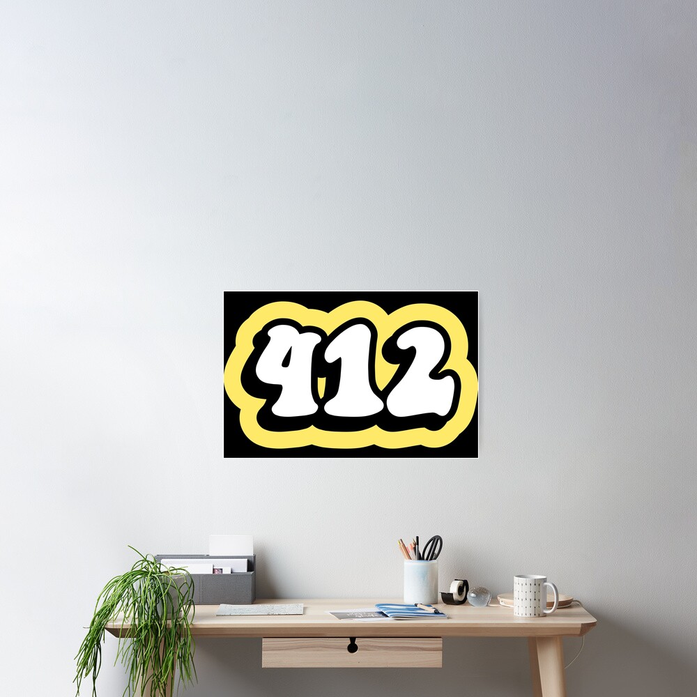 412-area-code-zip-code-location-pink-poster-for-sale-by-wa-ka-ne