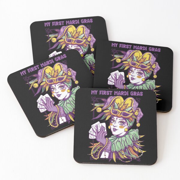 Item preview, My First Mardi Gras - Happy My First Mardi Gras Essential designed and sold by YueHeng Creates ⭐⭐⭐⭐⭐.