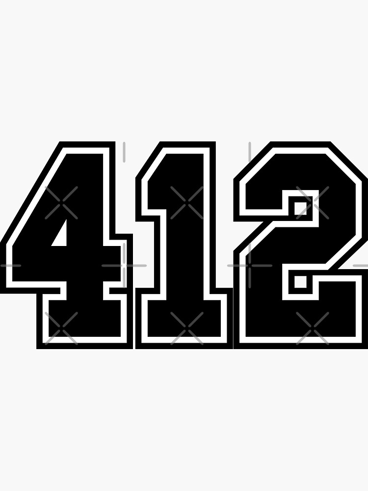 412-area-code-zip-code-location-black-and-white-sticker-by-wa-ka-ne