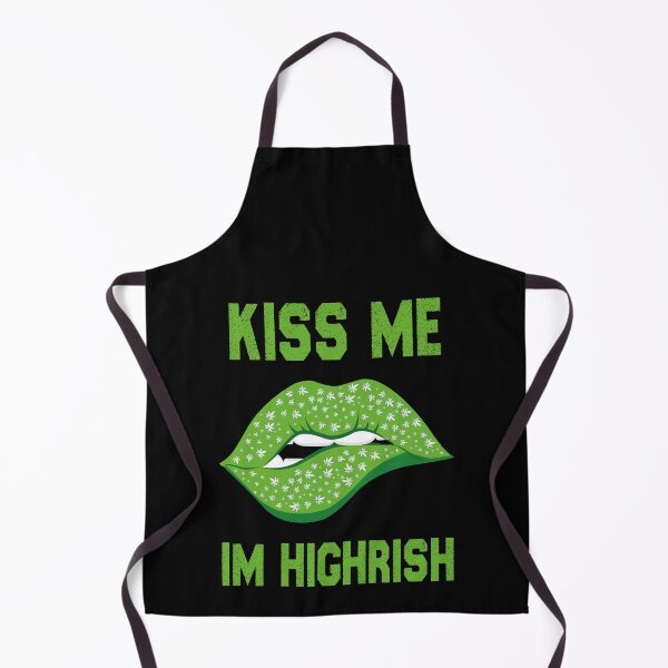 Item preview, Kiss Me Im Highrish St Patricks Day Funny 420 Weed Marijuana designed and sold by ART-SOUF.
