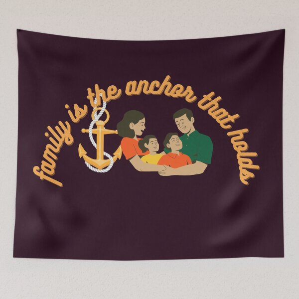 Item preview, Family Is The Anchor That Holds designed and sold by SolSel ⭐⭐⭐⭐⭐.