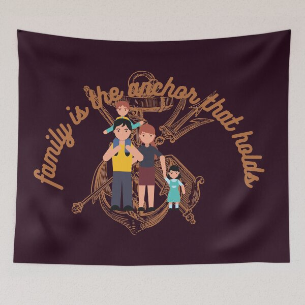 Item preview, Family Is The Anchor That Holds designed and sold by SolSel ⭐⭐⭐⭐⭐.