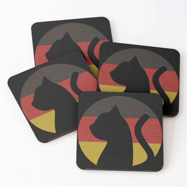 Item preview, Cat in German Flag - Funny Cat Picture of a German Patriotic Kitty Cat designed and sold by FunnyCatsFam.