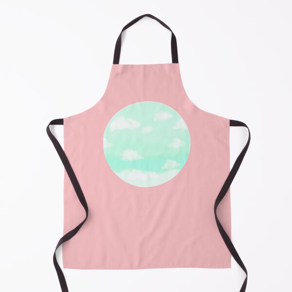 Item preview, Aesthetic Watercolor Pastel Mint Blue Sky designed and sold by quinellie.