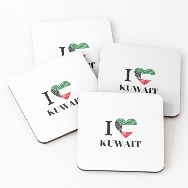 Item preview,  I Love Kuwait National Day red Heart designed and sold by EsraaBaniOdeh.