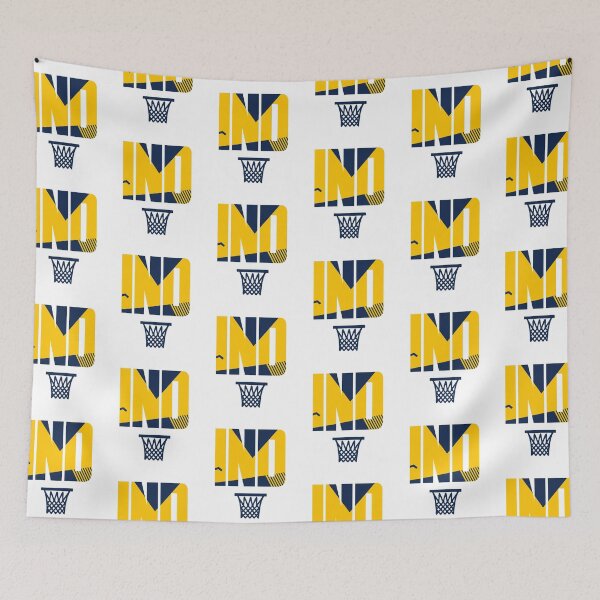 Item preview, IND Retro Basketball Art White designed and sold by concordbred.