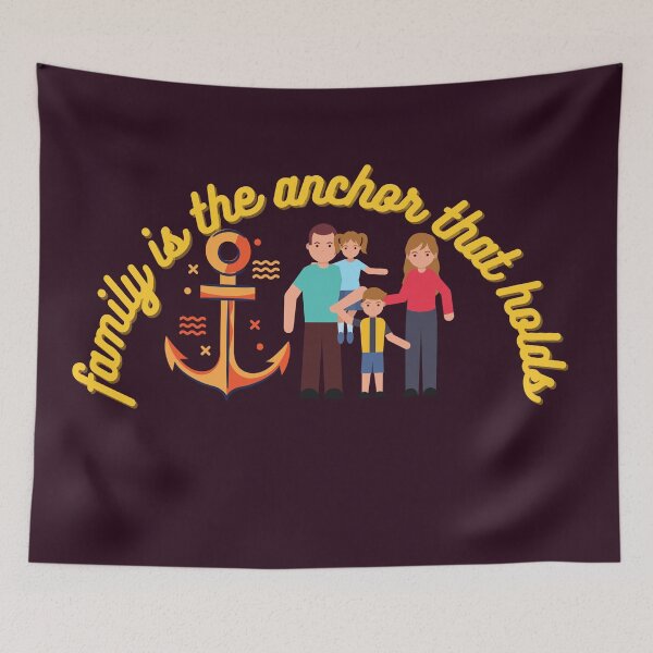 Item preview, Family Is The Anchor That Holds designed and sold by SolSel ⭐⭐⭐⭐⭐.