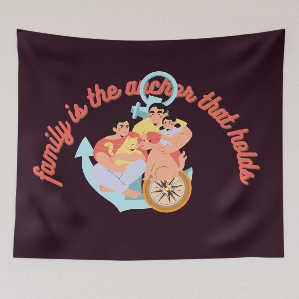 Item preview, Family Is The Anchor That Holds designed and sold by SolSel ⭐⭐⭐⭐⭐.