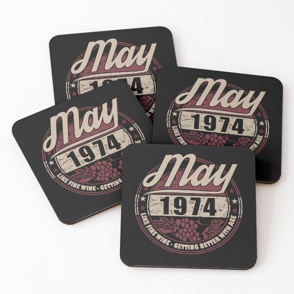 Item preview, Like Fine Wine - May Birthday 1974 designed and sold by MoonsmileProd.