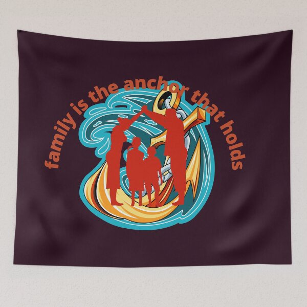 Item preview, Family Is The Anchor That Holds designed and sold by SolSel ⭐⭐⭐⭐⭐.
