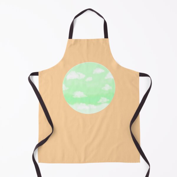 Item preview, Aesthetic Watercolor Pastel Green Sky designed and sold by quinellie.