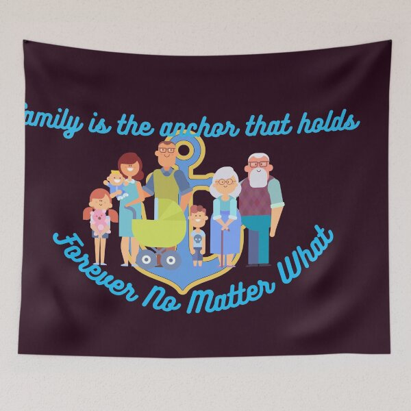 Item preview, Family Is The Anchor That Holds designed and sold by SolSel ⭐⭐⭐⭐⭐.