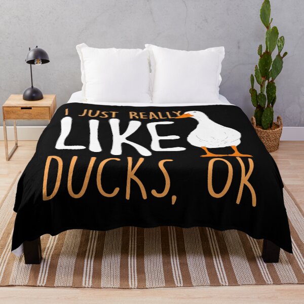 Item preview, I Just Really Like Ducks - Funny Duck  designed and sold by vincentalan.