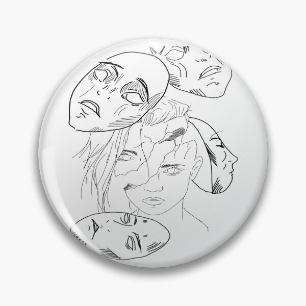 Item preview, Broken Mask in the Sad Mood  designed and sold by roseanger.