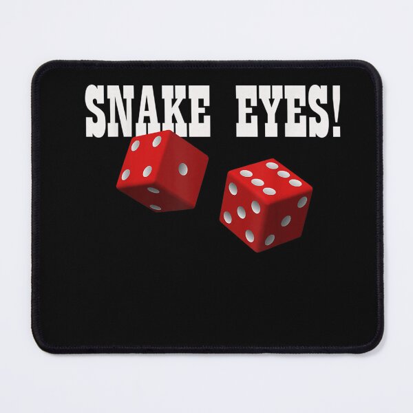 Item preview, SNAKE EYES DICE GAMBLING VEGAS CRAPS T-Shirt designed and sold by BoeselLiesel.