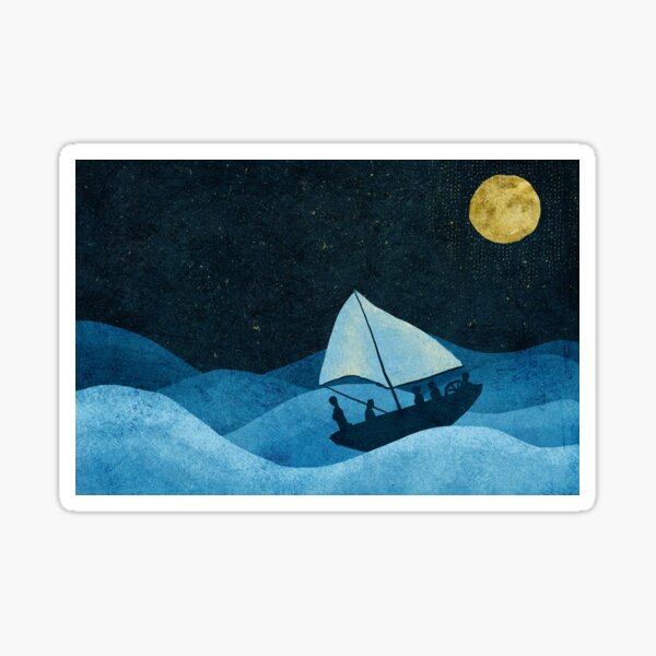 night sailing Sticker