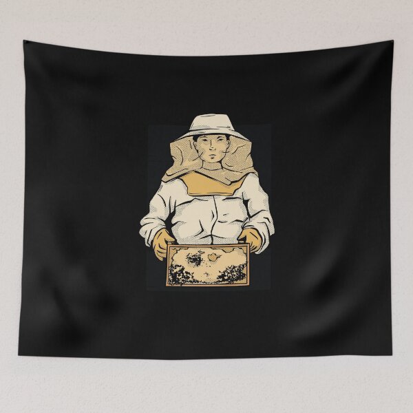 Item preview, Beekeeper with bees designed and sold by Frergo.