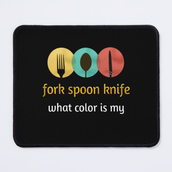 Item preview, fork spoon knife what color is my designed and sold by CreativeTouch1.