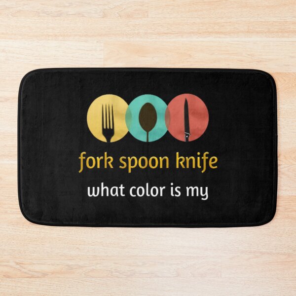Item preview, fork spoon knife what color is my designed and sold by CreativeTouch1.