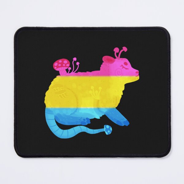Item preview, Pansexual pride Pawpaw NADDpod fungal form  Fitted V-Neck  designed and sold by grossandcolor.