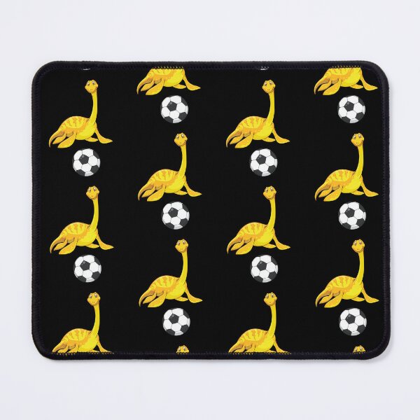 Item preview, Dinosaur Playing Soccer,Funny Good Dinosaur Soccer Lovers Yellow Cute Dinosaur Football Art designed and sold by pedrored369.