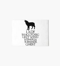 Game of Thrones: Wolves Art Board