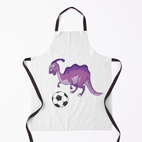 Artikelvorschau, Dinosaurier, der Fußball spielt, lustige gute lila Dinosaurier-Fußball-Liebhaber-Fußball-Kunst entworfen und verkauft von pedrored369.