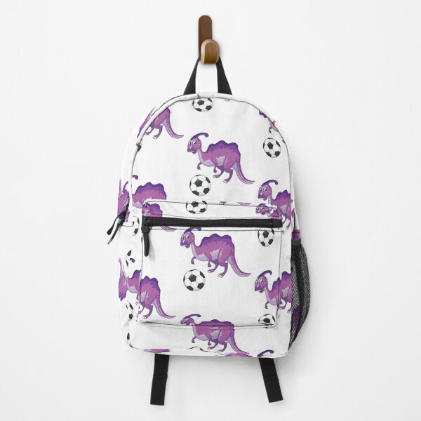 Item preview, Dinosaur Playing Soccer,Funny Good Purple Dinosaur Soccer Lovers Football Art designed and sold by pedrored369.
