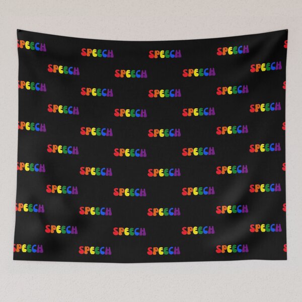 Item preview, Speech Groovy Pride LGBTQIA Queer  designed and sold by Cardinal Designs.