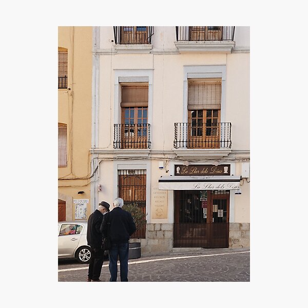 Street photography Sagunto Spain Photographic Print