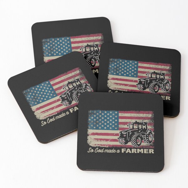 Item preview, So God Made A Farmer USA Flag Patriotic Farming designed and sold by judysophia.