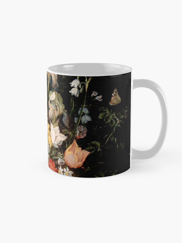 Alternate view of Baroque Blooms by Bruegel 03 Coffee Mug