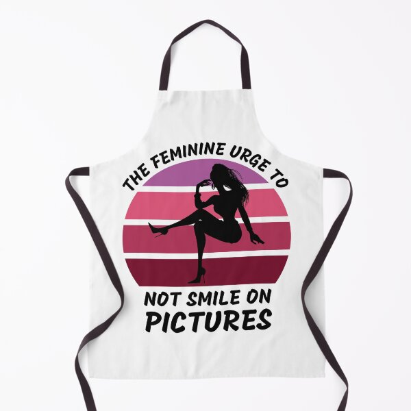 Item preview, The Feminine Urge To Not Smile On Pictures designed and sold by LuckyKermit.